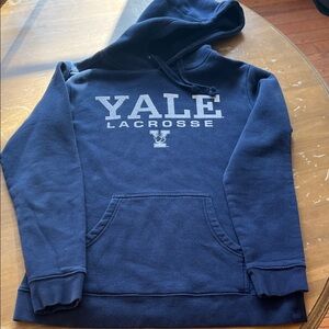Fanatics Yale Lacrosse Blue Hoodie